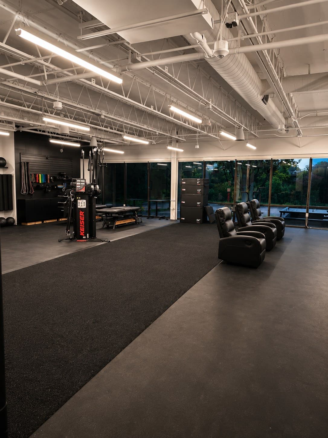 Open turf and training space