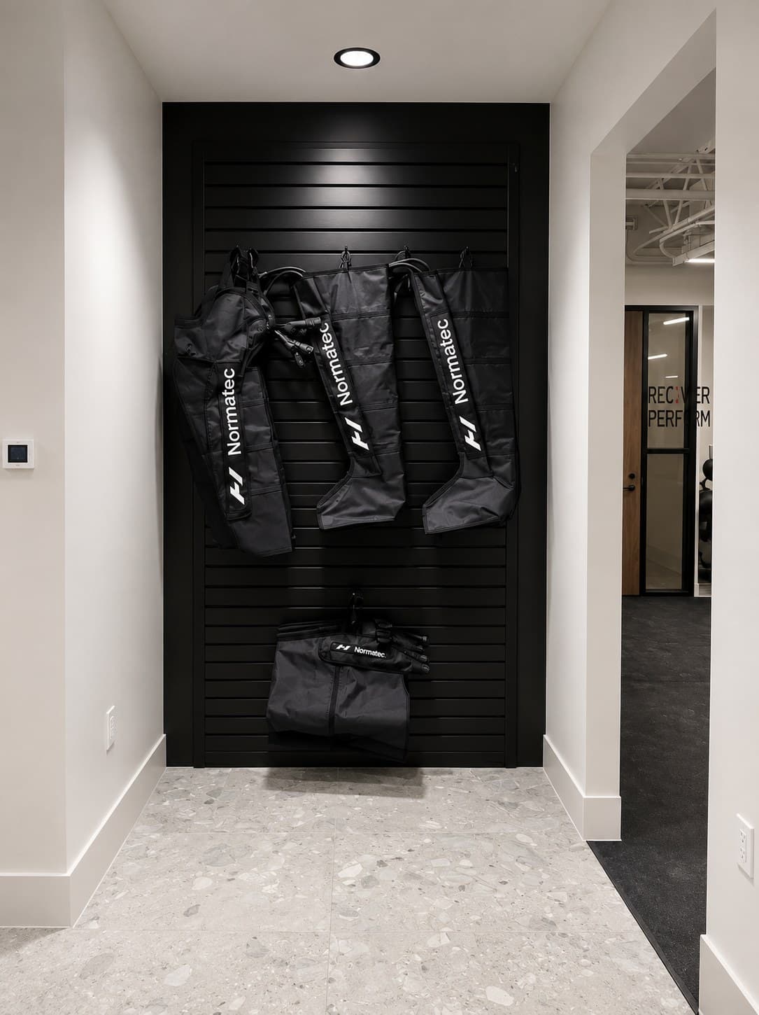 Normatec compression recovery station